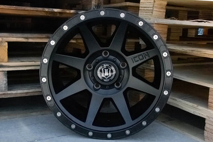 ICON 17in Compression/Alpha/Rebound Wheel Rock Ring Kit (20 Bolt) 192050 192050 Photo - Mounted