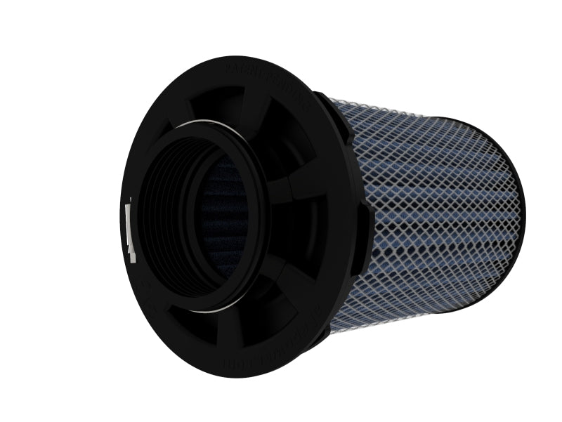 aFe MagnumFLOW Air Filter - Pro 5R 2.5 Inlet x 4.5in B x 4.5in T x 7in H (Inv) 24-91151 24-91151 Photo - Unmounted