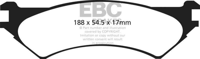 EBC Disc Brake Pad Set UD802 Photo - Primary