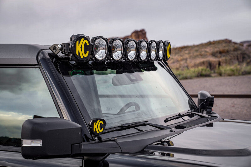 KC HiLiTES 2021+ Ford Bronco 50in Overhead Light Bar Mounting Bracket Set 7332 7332 Photo - lifestyle view