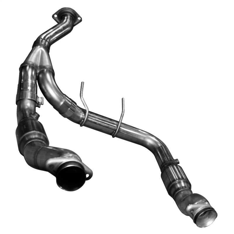 Kooks 11-14 Ford F150 Eco Boost 3.5L V6 3in SS GREEN Cat Turbo Down Y-Pipe 13533300 Photo - Unmounted