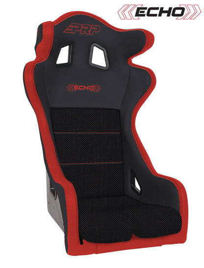 PRP Seats PRP Echo Composite Seat- Black/Red (PRP Red Outline/Delta Red- Red Stitching) A38-237 A38-237 Photo - Primary