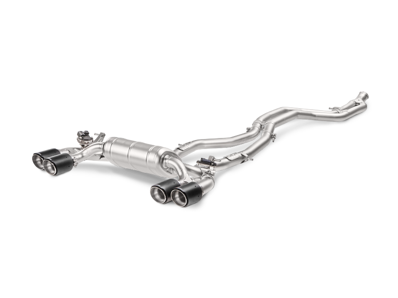 Akrapovic 16-17 BMW M2 F87 (Excl M2 Competition) Evolution Line Cat Back (Titanium) w/Carbon Tips ME-BM/T/8H ME-BM/T/8H Photo - Primary