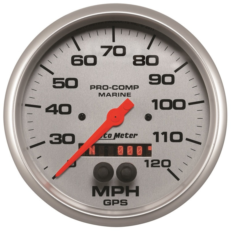Autometer Marine Silver Ultra-Lite 5in 120mph GPS Speedometer 200646-33 200646-33 User 1