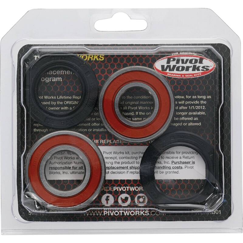 Pivot Works Can-Am, Eton, Yamaha Wheel Bearing Kit Premium Bearings 25-1566-P 25-1566-P Photo - Primary