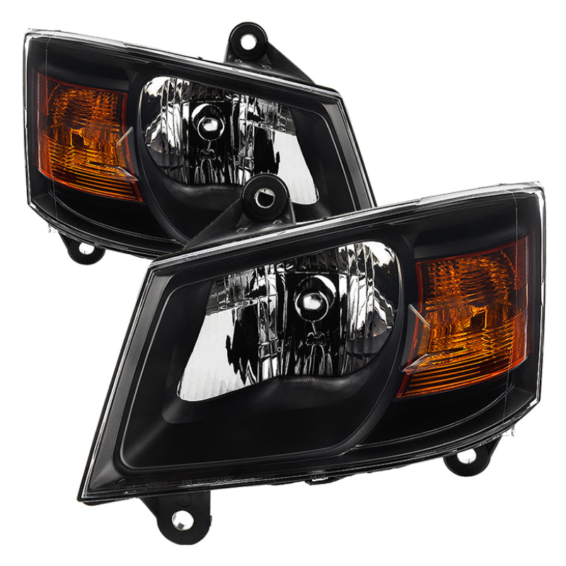 SPYDER xTune Dodge Grand Caravan 08-10 OEM Style Headlights-Black HD-JH-DGC08-AM-BK 9035173 9035173 Photo - Primary