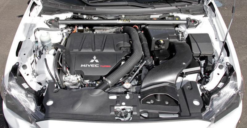AEM Induction AEM 08-12 Mitsubishi Lancer 2.0L / 09-13 Lancer 2.4L (Exc Evo) Strut Bar 29-0010 29-0010 Photo - Mounted