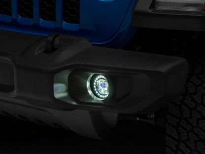 Raxiom 18-23 Jeep Wrangler JL Sport 20-23 Jeep Gladiator JT Sport Axial Nighthawk LED Fog Lights J141598 J141598 Photo - Close Up