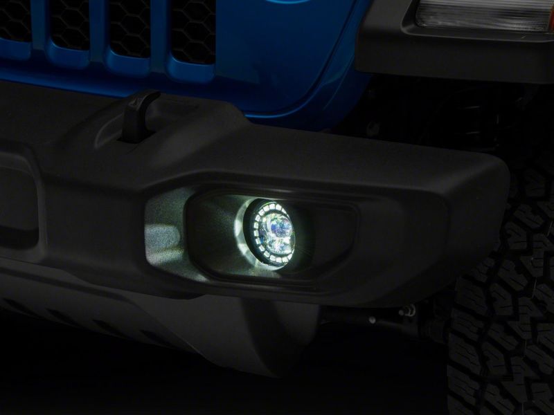 Raxiom 18-23 Jeep Wrangler JL Sport 20-23 Jeep Gladiator JT Sport Axial Nighthawk LED Fog Lights J141598 J141598 Photo - Close Up