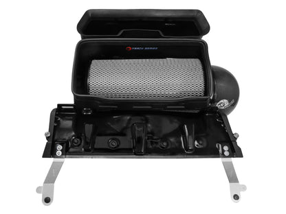 aFe 21-23 RAM 1500 TRX Track Series Carbon Fiber Cold Air Intake System w/ Pro DRY S 57-10022D 57-10022D Photo - Unmounted