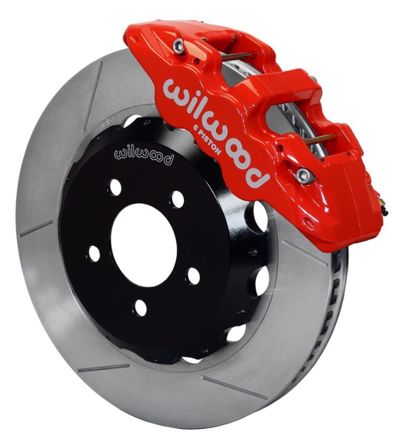 Wilwood AERO6 Front Hat Kit 15.00 Red 2016-Up Camaro w/Lines 140-14289-R 140-14289-R User 1