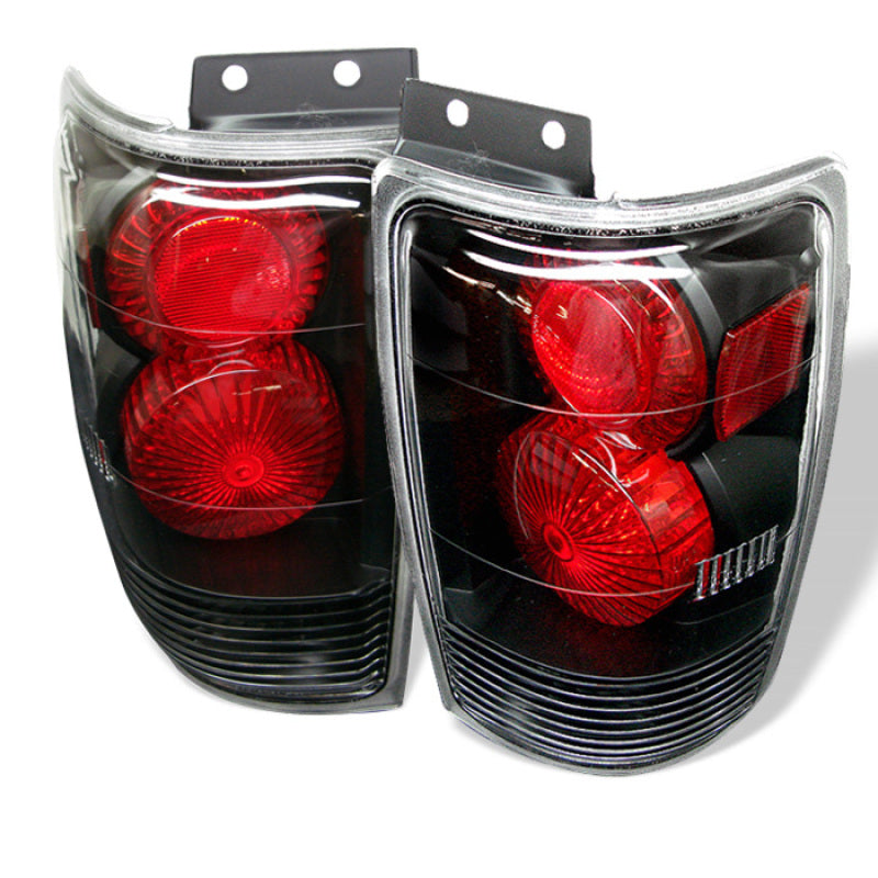 Spyder Ford Expedition 97-02 Euro Style Tail Lights Black ALT-YD-FE97-BK 5002822 5002822 Photo - Primary