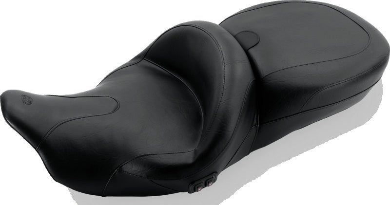 Mustang Motorcycle Mustang 08-21 Harley Electra Glide,Rd Glide,Rd King,Str Glide Touring Summit 1PC Seat - Black 76863 76863 Photo - Primary
