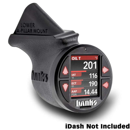 Banks Power Banks 2018-2023 Jeep Gauge Pod Kit - Single Gauge - Lower Mount 63377 63377 User 3
