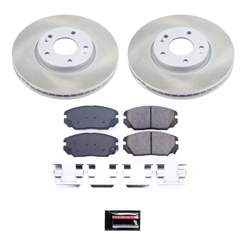 PowerStop Power Stop 06-10 Hyundai Sonata Front Semi-Coated Rotor Kit SC4647 SC4647 Photo - Primary