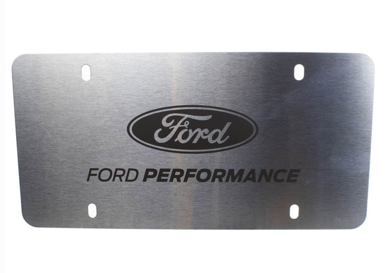 Ford Racing Stainless Steel Marque Plate M-1828-LS M-1828-LS Photo - Unmounted