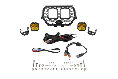 Diode Dynamics 14-18 Polaris RZR XP Stage Series LED Grille Kit - Sport Yellow Combo DD7856 DD7856 Photo - Primary