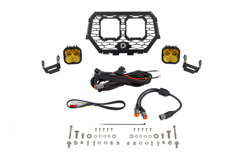 Diode Dynamics 14-18 Polaris RZR XP Stage Series LED Grille Kit - Pro Yellow Combo DD7860 DD7860 Photo - Primary