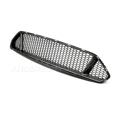 Anderson Composites 2018 Ford Mustang Type-GT Carbon Fiber Upper Grille AC-FG18FDMU-GT AC-FG18FDMU-GT Photo - Primary