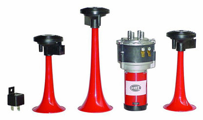 Hella Horn Kit Air 3Trumpet Melody 003001981 003001981 Photo - Primary