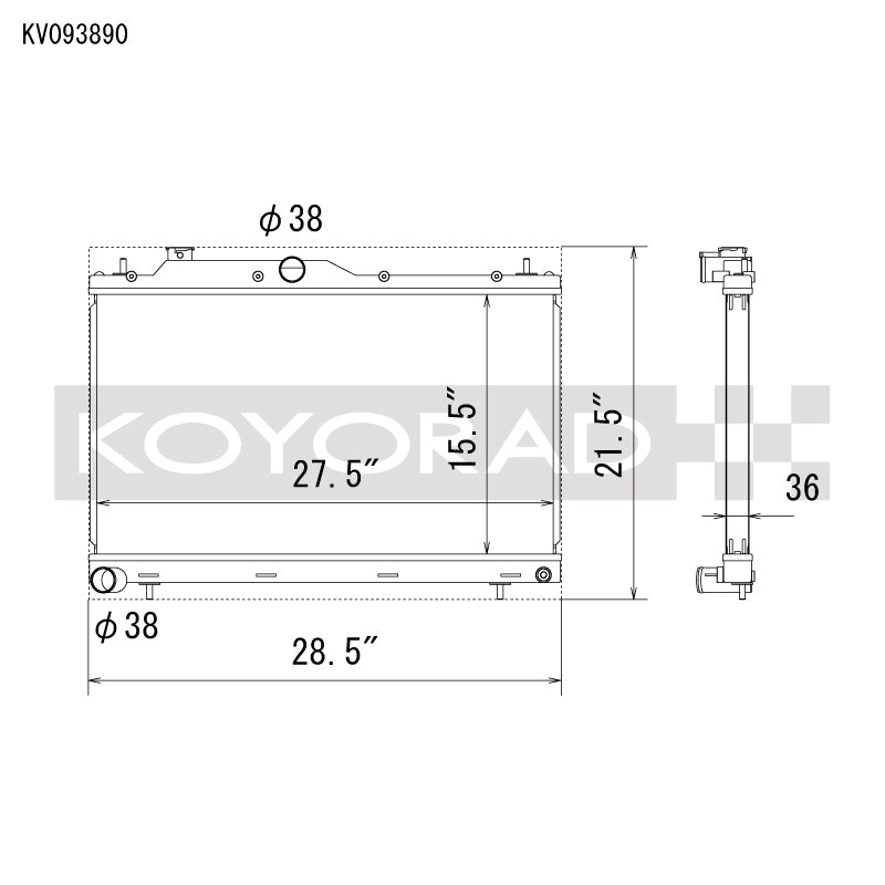 Koyo KOY Racing Radiators Cooling Radiators main image