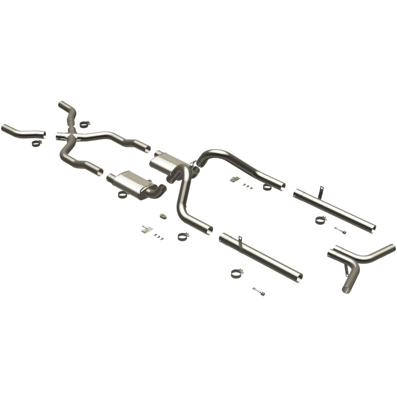 MagnaFlow Chevrolet Bel Air Street Series Crossmember-Back Performance Exhaust System 16596 Photo - Primary
