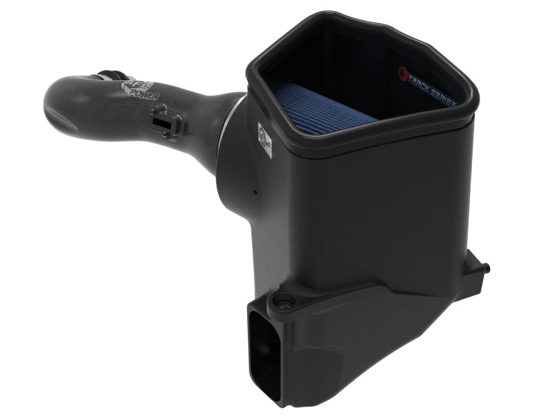 aFe 19-20 GM Trucks 5.3L/6.2L Track Series Carbon Fiber Cold Air Intake System With Pro 5R Filters 57-10015R 57-10015R Photo - Unmounted
