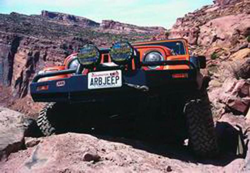 ARB Winchbar Suit Srs Jeep Tj Wrangler 97-06 3450070 3450070 Photo - lifestyle view