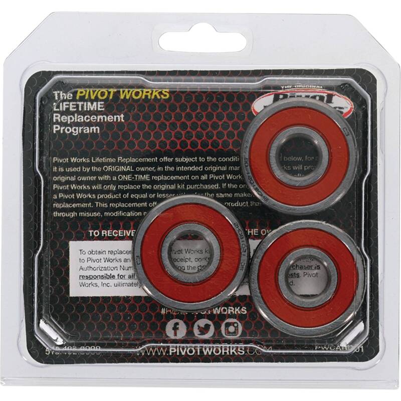 Pivot Works Suzuki Wheel Bearing Kit Premium Bearings 25-1289-P 25-1289-P Photo - Primary