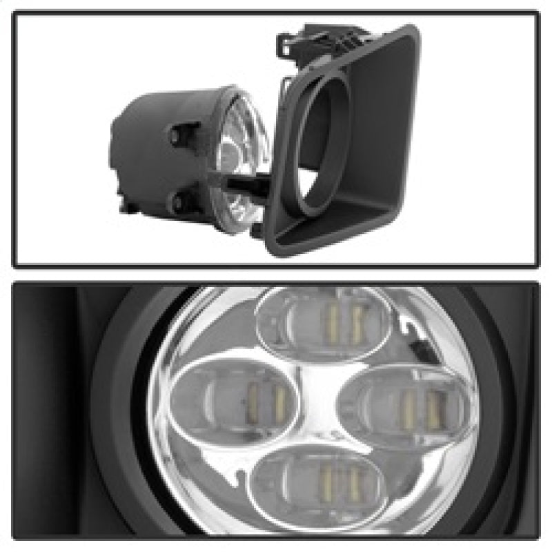 Spyder Toyota Tundra 2014-2016 Daytime DRL LED Running Fog Lights w/Switch Clear FL-DRL-TTU14-C 9031540 9031540 Photo - Unmounted