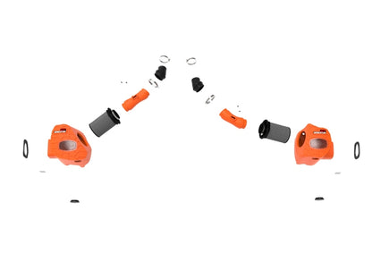 aFe 2022 Toyota Tundra V6-3.5L (tt) Momentum GT Cold Air Intake System w/ Pro 5R Filter - Orange 50-70100KN 50-70100KN Photo - Unmounted