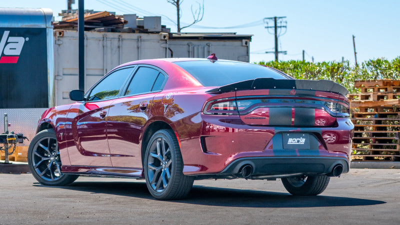 Borla 19-23 Dodge Charger GT 3.6L V6 RWD S-Type Catback Exhaust - Black Chrome Tips 140917BC 140917BC Photo - Mounted