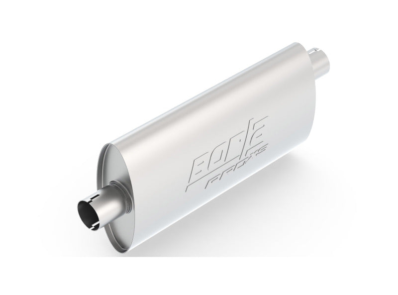 Borla Pro-XS 2.25in Tubing 19in x 4in x 9.5in Oval Notched Center/Offset Muffler 400483 400483 Photo - Primary