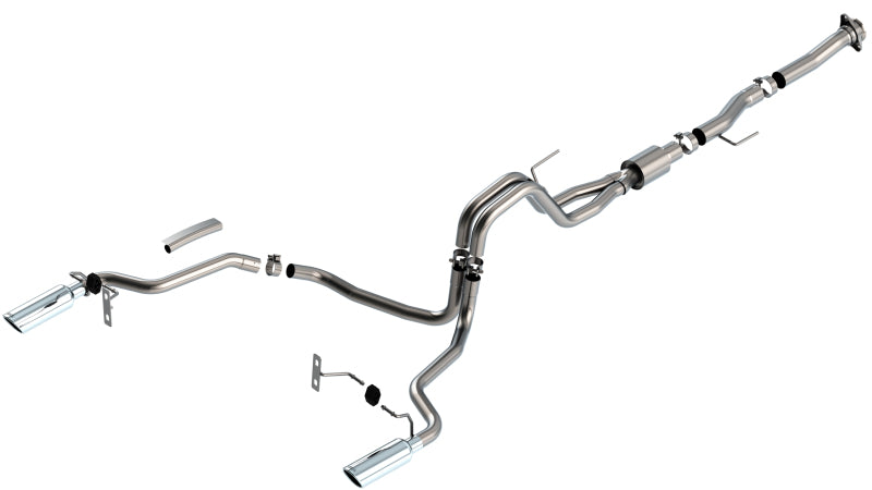 Borla F-150 2021 5.0L 2dr RC SB (122.8 WB) XL/XLT 3/2.25 SRE Cat-Back ATAK Chrome Tips 140869 140869 User 1