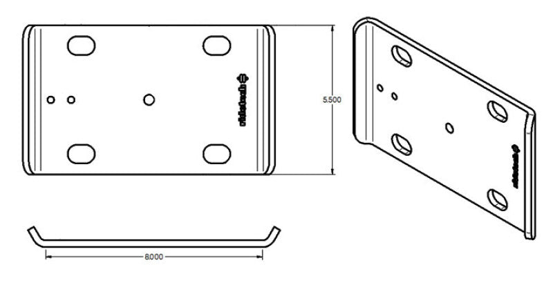 Ridetech Large U-Bolt Plate 90000169 90000169 User 1