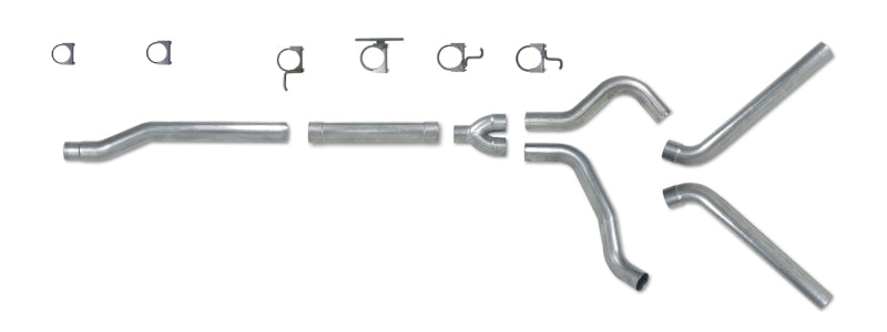 Diamond Eye Performance Diamond Eye KIT 4in CB MFLR RPLCMENT PIPE DUAL SS: 03-07 FORD 6.0L F250/F350 K4340S-RP K4340S-RP Photo - Primary