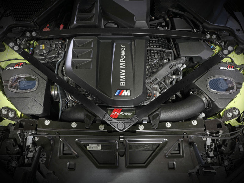 aFe 21-22 BMW M3/M4 (G80/82/83)L6-3.0L (tt) S58 Momentum GT Cold Air Intake System w/ Pro 5R Filters 50-70083R 50-70083R Photo - Mounted