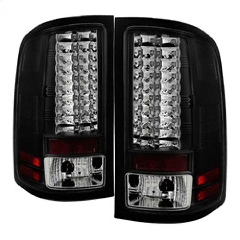 Spyder GMC Sierra 07-13 (Not fit 3500 Dually 4 Rear Wheels)LED Tail Lights Black ALT-YD-GS07-LED-BK 5014948 5014948 Photo - Primary
