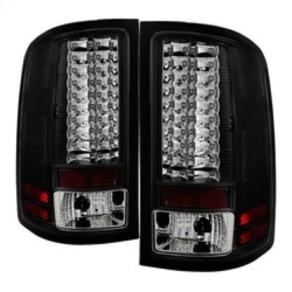Spyder GMC Sierra 07-13 (Not fit 3500 Dually 4 Rear Wheels)LED Tail Lights Black ALT-YD-GS07-LED-BK 5014948 5014948 Photo - Primary