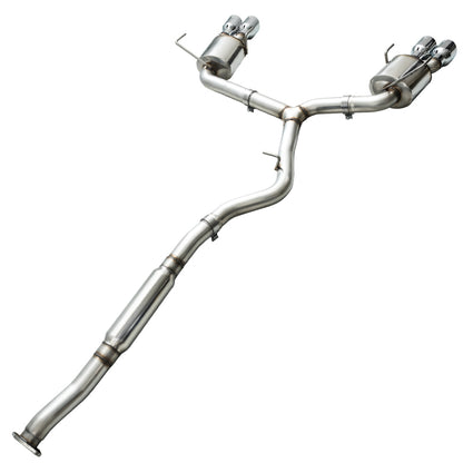 AWE Tuning 2015+ Subaru WRX VA Sedan Touring Edition Exhaust - Chrome Silver Tips (102mm) 3015-42098 3015-42098 Photo - out of package