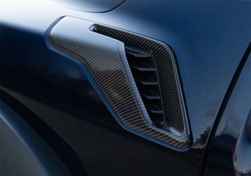 Ford Racing 21-24 F-150 Raptor Carbon Fiber Fender Vent Set - Gloss M-16026-FG M-16026-FG Photo - Mounted