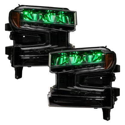 ORACLE Lighting Oracle 19-21 Silverado/Sierra 1500 RGB Demon Eye Headlight Upgrade Kit - ColorSHIFT w/o Controller 1440-334 1440-334 User 6