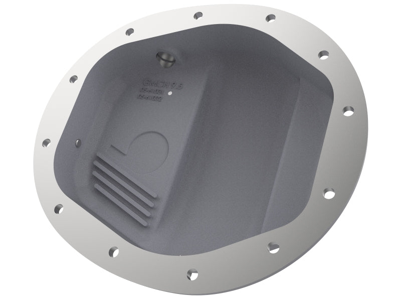 aFe Pro Series GMCH 9.5 Rear Diff Cover Raw w/ Machined Fins 19-20 GM Silverado/Sierra 1500 46-71140A 46-71140A Photo - Unmounted
