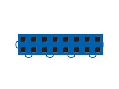 WeatherTech TechFloor - 3in x 12in Tiles(Left Loop) Blue/Black - Blue/Black 51T312LL BL-BK 51T312LL BL-BK Photo - Primary
