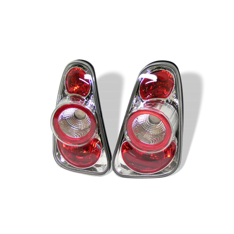 Spyder Mini Cooper 02-06/Cooper Convertibles 05-08 Euro Style Tail Lights Chrome ALT-YD-MC02-C 5006257 5006257 Photo - Primary
