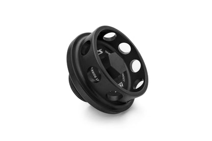 HPS Performance Billet Aluminum Engine Oil Cap Honda Civic, Black 5269-104WB
