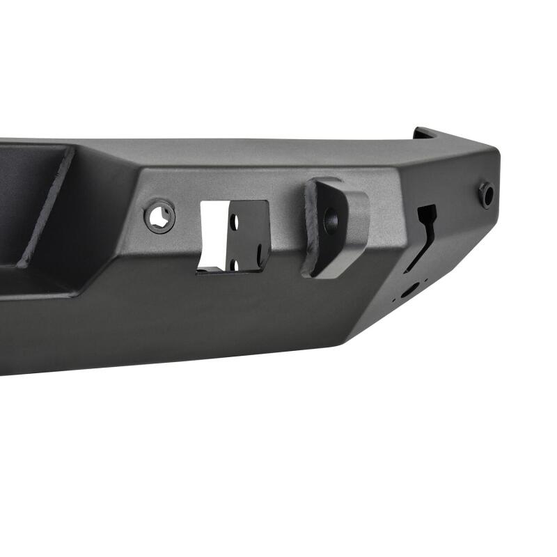 Westin 18-19 Jeep Wrangler JL WJ2 Rear Bumper w/  Sensors (Excl. Wrangler JK) - Textured Black 59-82045 59-82045 Photo - Unmounted