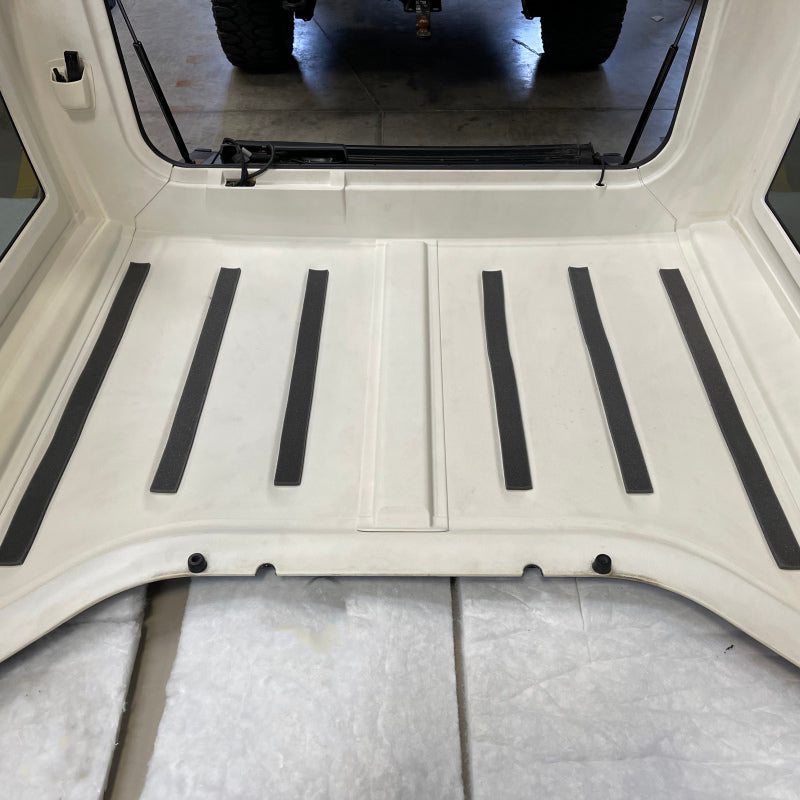 DEI 11-18 Jeep Wrangler JK 2-Door Boom Mat Headliner - 4 Piece - Black 50138 50138 Photo - lifestyle view