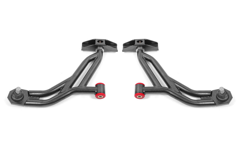 BMR Suspension BMR 10-14 Ford Mustang / Shelby GT500 Non-Adj. Lower A-Arms (Poly/Delrin) - Black Hammertone AA754H AA754H Photo - Primary