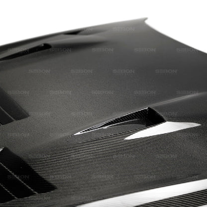 Seibon 2017-2018 Nissan GTR R35 Carbon Fiber Hood HD17NSGTR-GTII Photo - Primary